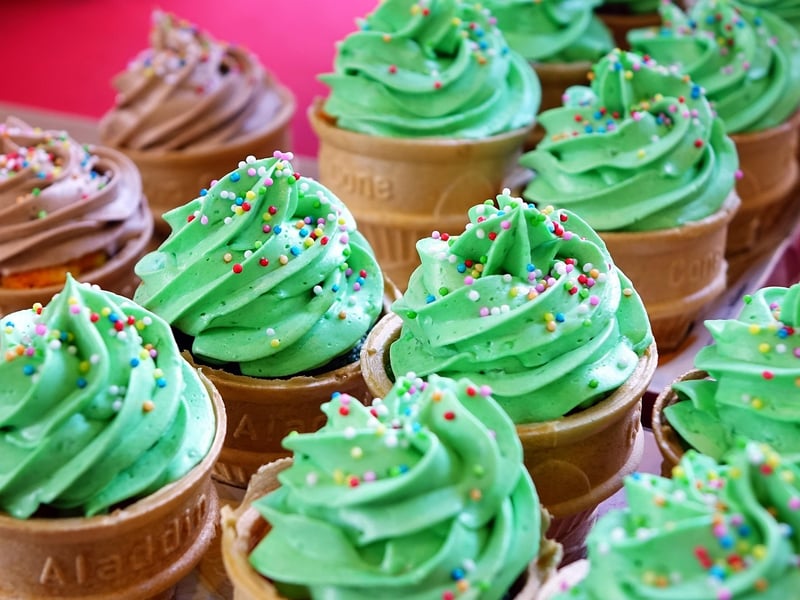Mermaid's Treasure Cupcakes